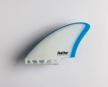 Feather Fins Feather Fins Single Tab Twin Fin Blue/White