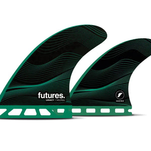 Futures Fins Futures F8 RTM Hex Legacy Quad Fins Green