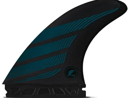 Futures Fins Futures FAm2 Alpha Thruster Fins Carbon Petrol Blue