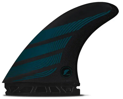 Futures Fins Futures FAm2 Alpha Thruster Fins Carbon Petrol Blue