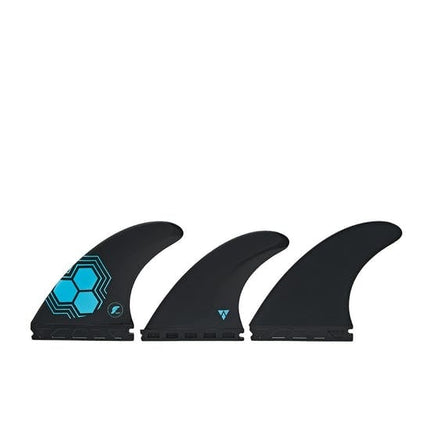 Futures Fins Futures Fins Am1 Alpha Thruster Set Blue Medium