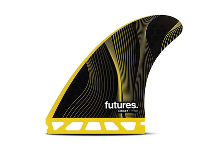 Futures Fins Futures Fins P6 RTX Legacy Series Thruster Medium Yellow