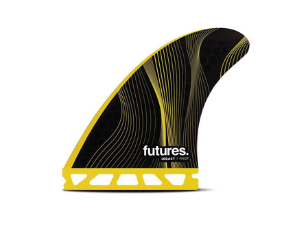 Futures Fins Futures Fins P6 RTX Legacy Series Thruster Medium Yellow