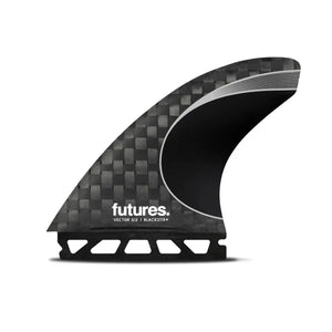 Futures Fins Futures Vector 3/2 Blackstix Thruster Fins