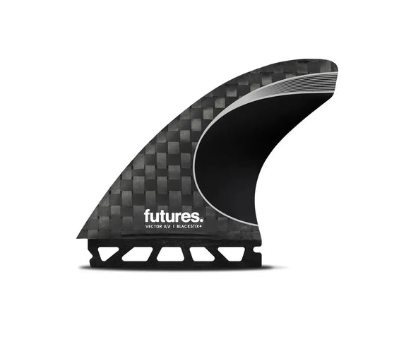 Futures Fins Futures Vector 3/2 Blackstix Thruster Fins