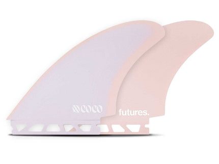 Futures Fins Futures Xo Coco Fiberglass Keel Twin Fins Purple