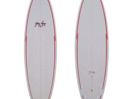 Gerry Lopez Surfboards Gerry Lopez Squirty - Fusion HD - Futures - 5 Fin 6'0 Clear