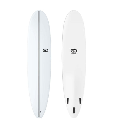 GO GO Softboards Surf Range - Fiber Tech - 3 Fin 8'0 White