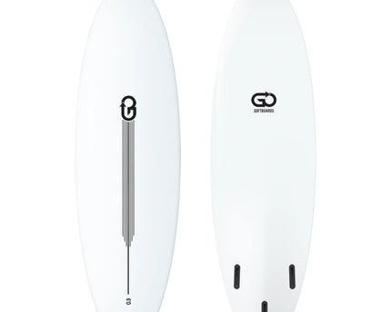 GO Softboards GO Softboards Surf Range - Fiber Tech - 3 Fin