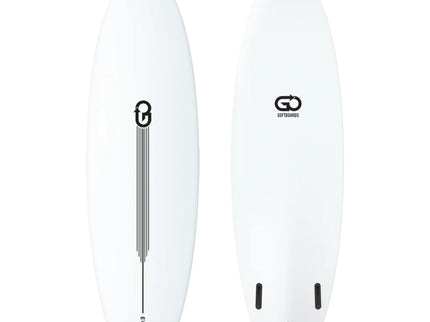GO Softboards GO Softboards Surf Range - Fiber Tech - 3 Fin