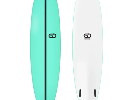 GO Softboards GO Softboards Surf Range - Fiber Tech - 3 Fin - Green