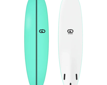 GO Softboards GO Softboards Surf Range - Fiber Tech - 3 Fin - Green