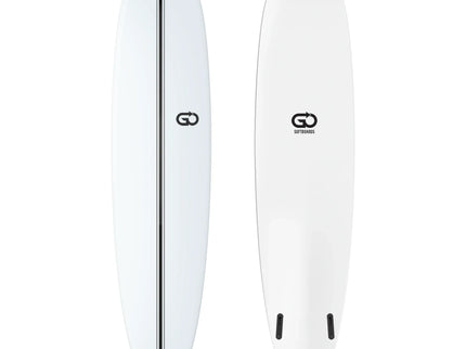 GO Softboards GO Softboards Surf Range - Fiber Tech - 3 Fin - White