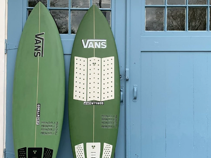 Gorilla Surf Gorilla Skinny Three Piece Tailpad Adriatic Blue/Limelight