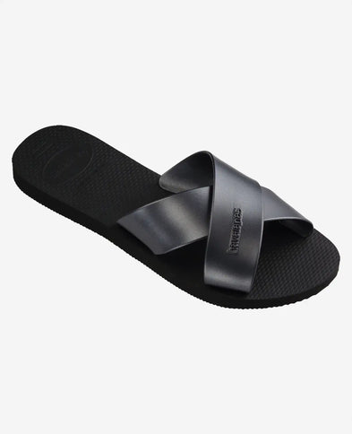 Havaianas Havaianas Aqua Metallic Slippers Black