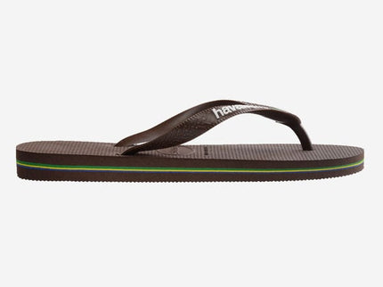 Havaianas Havaianas Brasil Logo Dark Brown Slippers