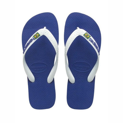 Havaianas Havaianas Brasil Logo Marine Blue Slippers