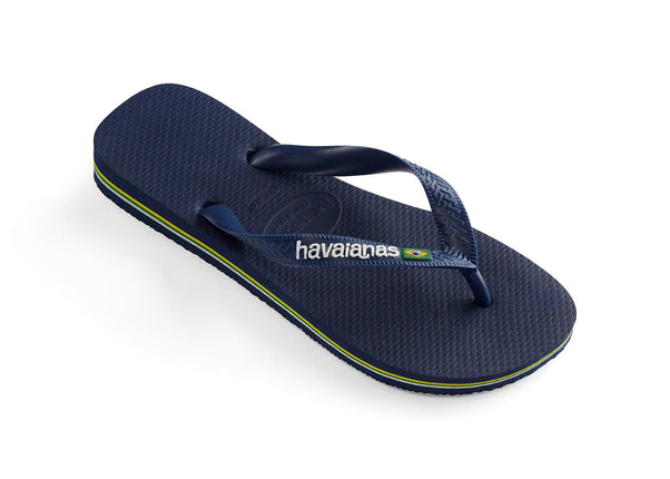 Havaianas Havaianas Brasil Logo Navy Blue Slippers
