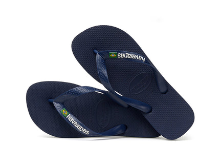 Havaianas Havaianas Brasil Logo Navy Blue Slippers
