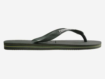 Havaianas Havaianas Brasil Logo Olive Green Slippers