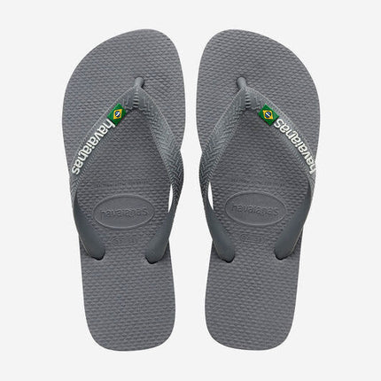 Havaianas Havaianas Brasil Logo Steel Grey Slippers