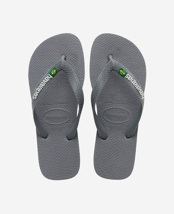 Havaianas Havaianas Brasil Logo Steel Grey Slippers