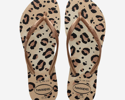 Havaianas Havaianas Dames Slim Animals Beige Slippers