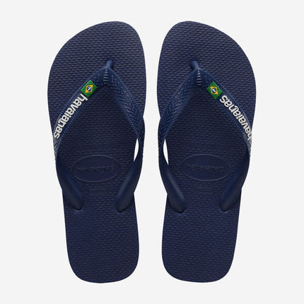 Havaianas Havaianas Kids Brasil Logo Navy Blue Slippers