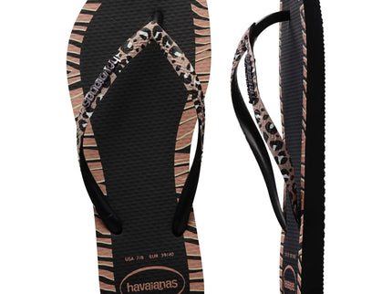 Havaianas Havaianas Slim Animals Fashion Black Slippers