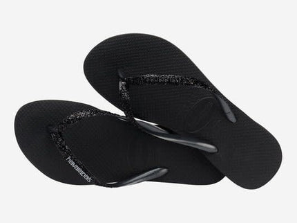 Havaianas Havaianas Slim Glitter II Black/Dark Grey Slippers