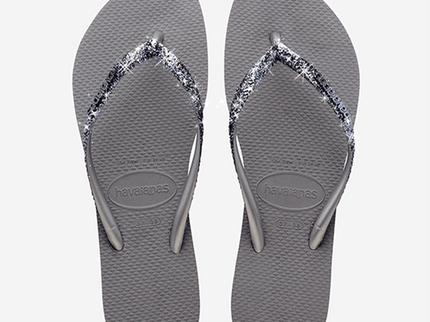 Havaianas Havaianas Slim Glitter II Slippers Grey/Graphite