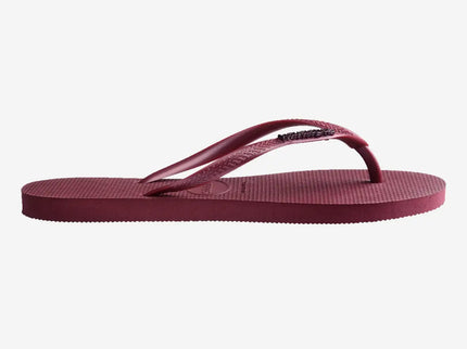Havaianas Havaianas Slim Logo Metallic Slippers Amaranth