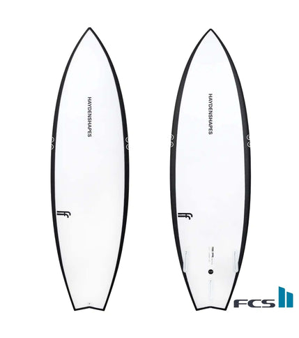 Hayden Shapes Haydenshapes Cohort II FF - FCS II - 3 Fin 6'0 Clear