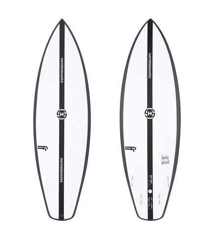 Hayden Shapes Haydenshapes Holy Grail FF - FCS II - 5 Fin 5'10 Clear