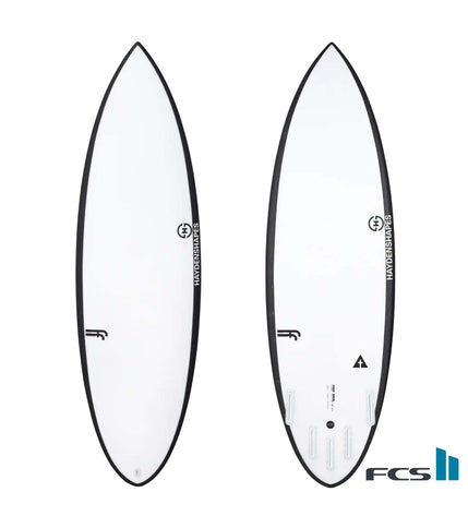 Hayden Shapes Haydenshapes Holy Hypto FF - FCS II - 5 Fin 6'0 Clear