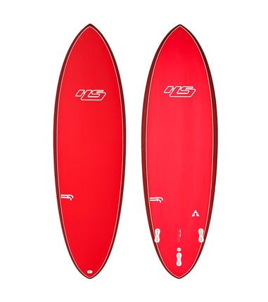 Hayden Shapes Haydenshapes Hypto Krypto FF - FCS II - 3 Fin 6'6 Signal Red