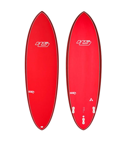 Hayden Shapes Haydenshapes Hypto Krypto FF - FCS II - 3 Fin 6'6 Signal Red