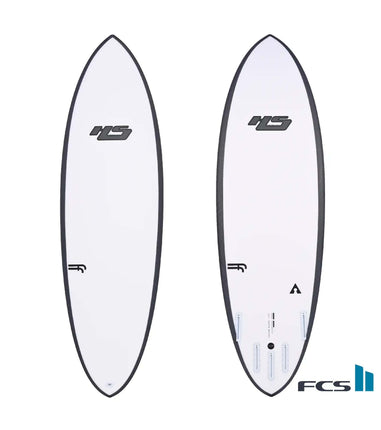 Hayden Shapes Haydenshapes Hypto Krypto FF - FCS II - 5 Fin 5'11 Clear