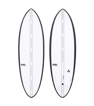 Hayden Shapes Haydenshapes Hypto Krypto FF - FCS II - 5 Fin 5'4 Clear V23