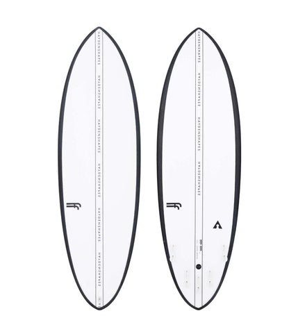 Hayden Shapes Haydenshapes Hypto Krypto FF - FCS II - 5 Fin 5'4 Clear V23