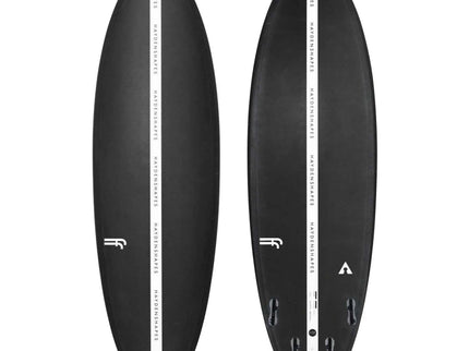 Hayden Shapes Haydenshapes Hypto Krypto FF - FCS II - 5 Fin 5'8 Black Inverted