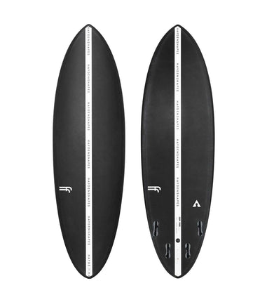 Hayden Shapes Haydenshapes Hypto Krypto FF - FCS II - 5 Fin 5'8 Black Inverted