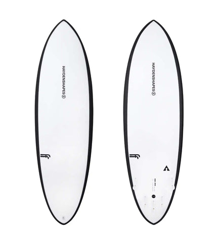 Hayden Shapes Haydenshapes Hypto Krypto FF - FCS II - 5 Fin 6'8 Clear V24