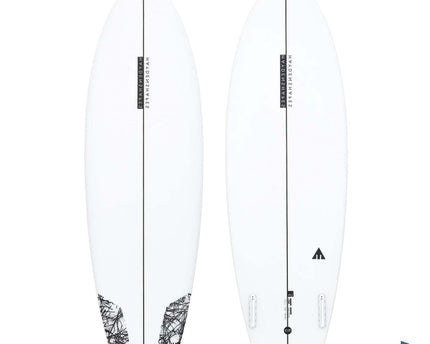 Hayden Shapes Haydenshapes Hypto Krypto TWIN PU - FCS II - 2 Fin 6'2 Clear