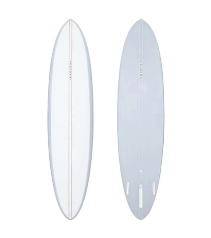 Hayden Shapes Haydenshapes Mid Length Glider PU - Futures - 2 + 1 Fin 6'7 Blue Tile