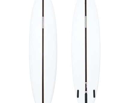 Hayden Shapes Haydenshapes Mid Length Glider PU - Futures - 2 + 1 Fin 8'1 Clear