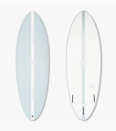 Haydenshapes Haydenshapes Hypto Krypto EPS Soft Top - Futures - 3 Fin - Blue Tile