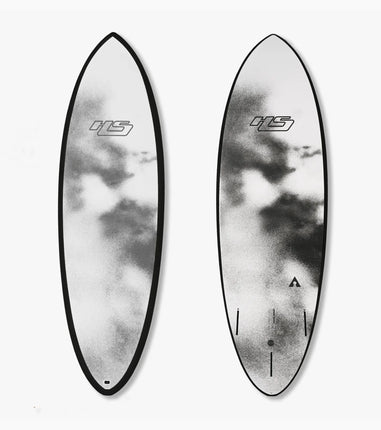 Haydenshapes Haydenshapes Hypto Krypto EPS Soft Top - Futures - 3 Fin - Black Rail