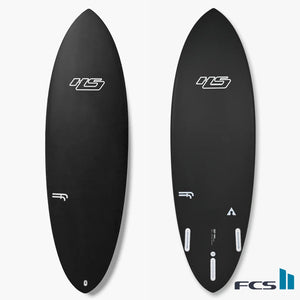 Haydenshapes Haydenshapes Hypto Krypto FutureFlex - FCS II - 3 Fin - Black