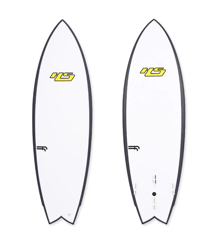 Haydenshapes Haydenshapes Misc FF - FCS II - 2 + 1 Fin - Yellow Logo